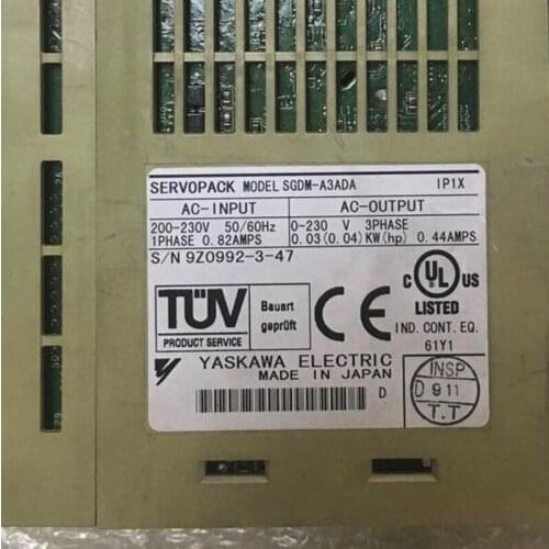 SERVOPACK SERVO DRIVER SGDM-A3ADA Used Tested Working