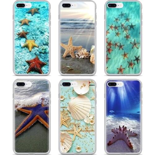 Silicone Cover For Xiaomi mi Redmi Note 3 4 4X 5 6 7 8 8t 9 9s 9t 10 pro lite finding summer beach Sea Sun Starfish