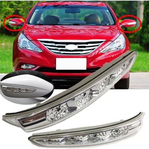 Lofty Richy For Hyundai Sonata 8 2010-2014 LED turn signal lights Wing Rear View Side Mirror Repeater Signal Rearview Indicator