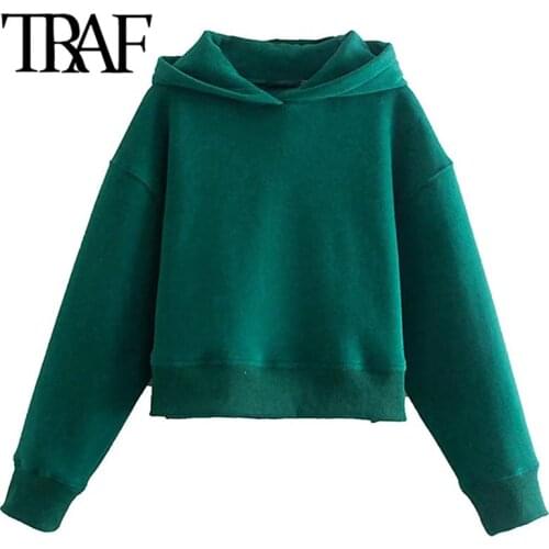 Женские осенние толстовки TRAF China At AliExpress