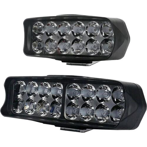 Waterproof Motorcycle Front Light Spot Headlight Super Bright 16 LED 24W