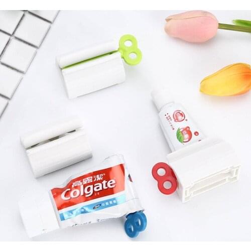 Multifunctional Toothpaste Tube Squeezer Press Manual Squeezed Toothpaste Clip-on Facial Cleanser Squeezer Bathroom Supplies