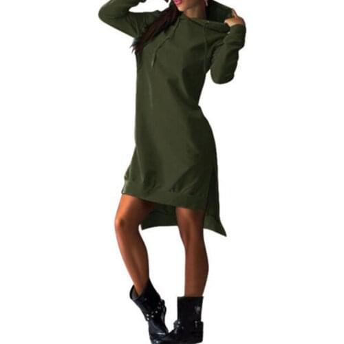 Weweya Womens Hoodies Dresses