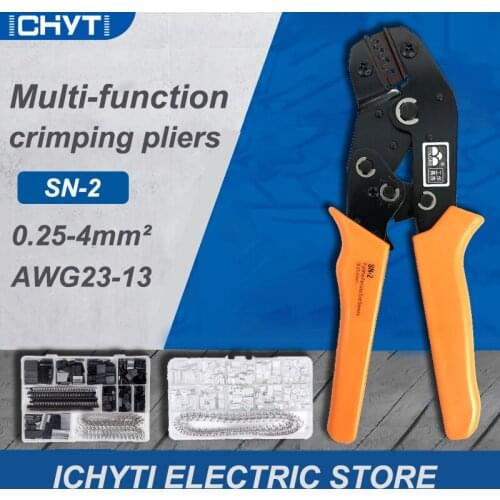 XH2.54mm Dupont Wire Small Terminal SM Plug Spring Clamp Crimping Pliers For JST ZH1.5 2.0PH 2.5XH EH SM Servo Connectors