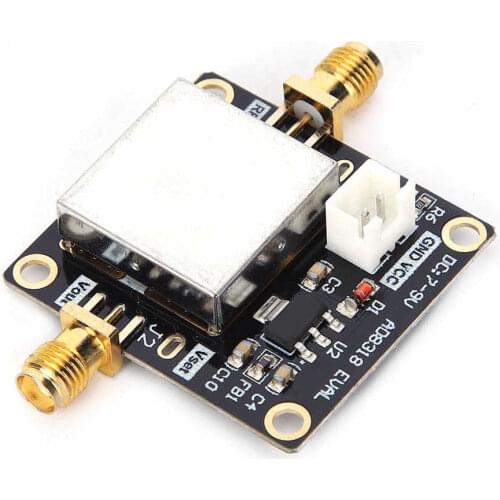 1MHz-10GHz RF Module Signal Board Logarithmic Detector AD8318 Chip 1M-8GHz 70dB Dynamic AGC Control