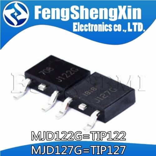 10pcs/lot New MJD122G MJD122T4G J122G TO-252 Complementary Darlington Power Transistor