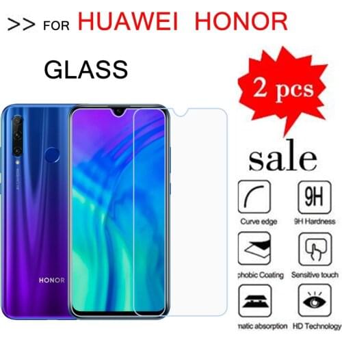 2-1Pcs For Huawei Honor 10 20 Lite 10i 20i Glass Cover Screen Protector Scratch Proof LCD Film For Honor 8A 8S 8X 8C 10 20 Glass