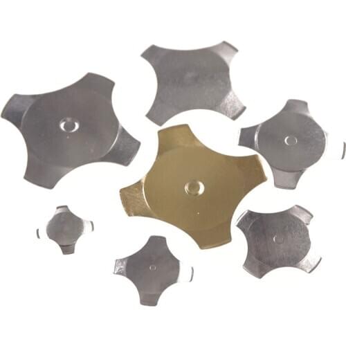 20pcs Gold Plating 6.0 8.4 10.0 12.0 14.0 16.0 mm Diameter Single Cross Shape Metal dome Snap Dome Switch SPST Array switch