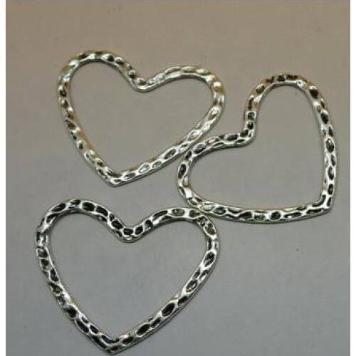 Zinc alloy pendant jewelry accessories diy handmade material charms Heart pendant