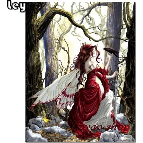 Full Square/Round Drill 5D DIY Diamond Painting Butterfly Fairy Elf Embroidery Cross Stitch 3D Home Decor Gift