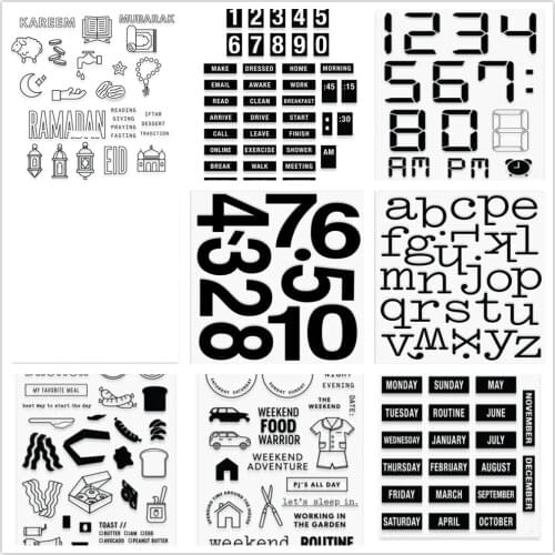 English Clear Stamp/Seal for DIY scrapbooking/photo album Decorative clear stamp sheets C677