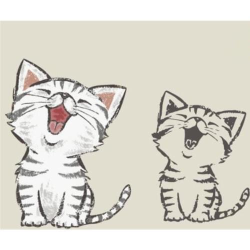 Biker patch Heat transfer printing Stickers Diy Women Clothes Animal deal with it Sweet Cat Iron on patches for clothing Girl