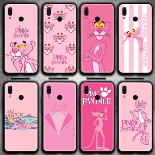 Cartoon Pink Panther pattern Phone Case Huawei Y6P Y8S Y8P Y5II Y5 Y6 2019 P Smart Prime Pro