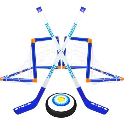 Kids Air Power Hover Floating Soccer Ball Set Football Toys Light Flashing Indoor Home Games for Boys Christmas Gift