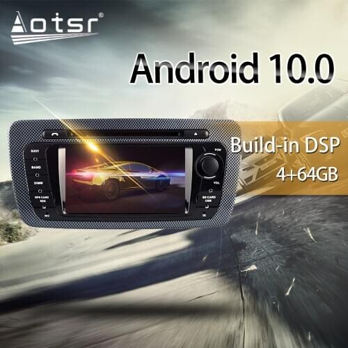 For Seat Ibiza 2009-2013 Car Multimedia Radio Player Stereo Android 10 DSP 6.2 inch IPS Audio Radio GPS Navigation WiF head unit