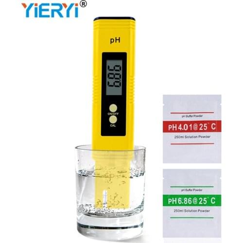 PH Meter Drinking Water Quality Purity Tester 0.00-14.00 Pocket Pen Test Acidity Digital LCD Display for Aquarium and Laboratory