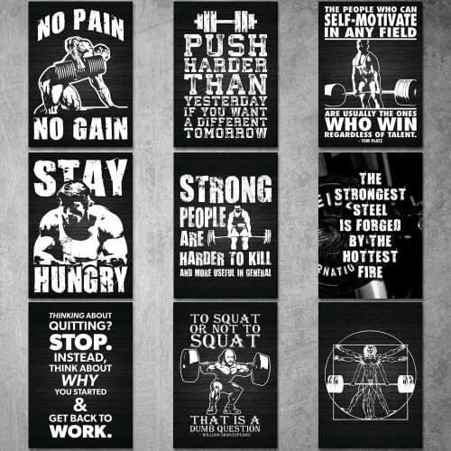 Canvas Painting Think Why You Started Posters and Prints Wall Art Picture for Living Room Home Decor No Frame