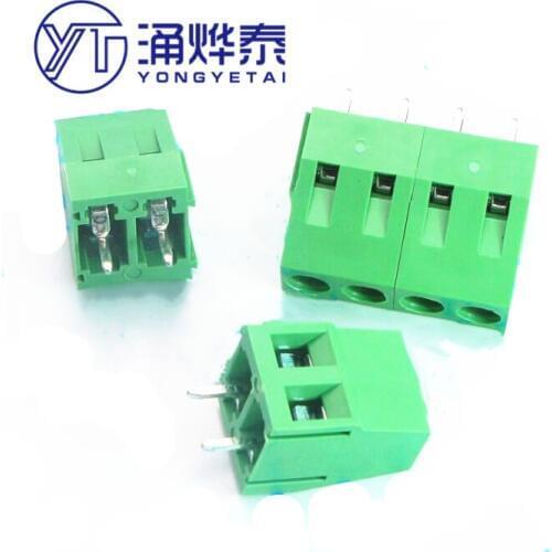 YYT KF128 5.0MM/5.08MM/3.81MM PCB terminal block 2P 3P 4P 5P 6P can be spliced