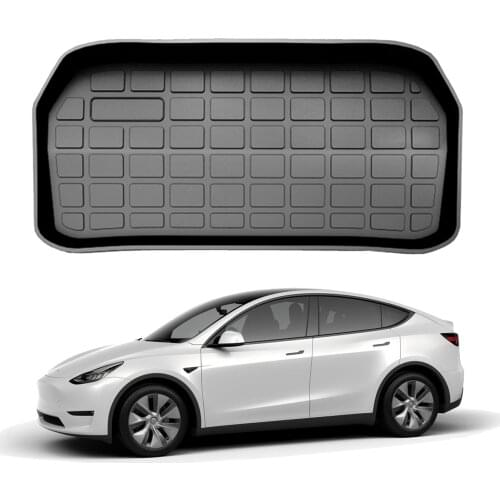 Car Rear Trunk Storage Mat Cargo Tray Trunk Waterproof All Weather Protective Pads Mat for Tesla Model Y (Rear Box Mat)