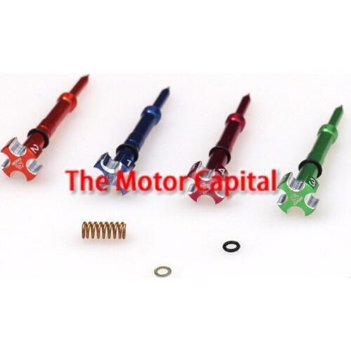 RED CNC KEIHIN FCR Carburetor Easy Air Fuel Mixture Adjuster Screw Fit Motorcycle CRF YZF WR KXF KLX RMZ Motorcross
