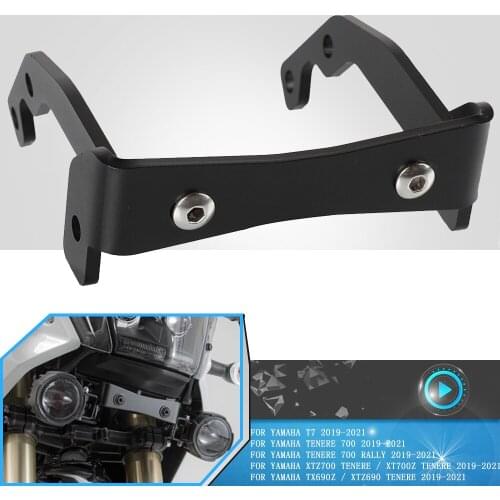 Motorcycle Foglamp Spotlight Bracket Holder Spot Light Mount For Yamaha XTZ700/XT700Z Tenere TX690Z/XTZ690 TENERE 2019 2020 2021