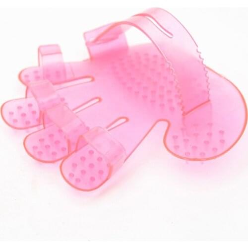 Pet Five Finger Bathing Massage Comb Cute Portable Dog Paw Massage Brush Multifunctional Beauty Comb
