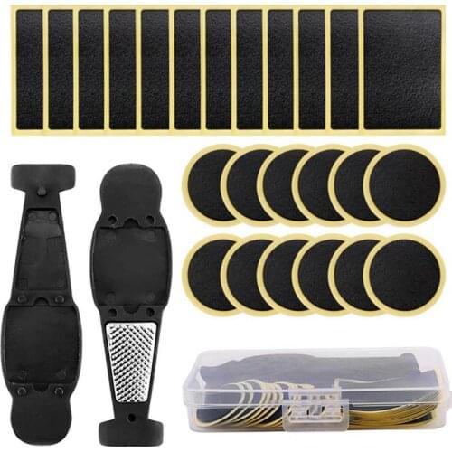 Bike Cycling Tire Repair Kit Tool Set Inner Tube Patching Tyre Filler Patch Fix Portable Tirefit Puncture Bicycle Accessories