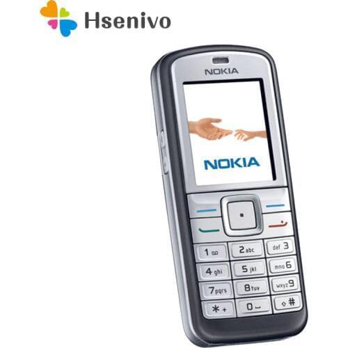100% Original Nokia 6070 Unlocked Refurbished Mobile Phone 2G GSM Cheap Nokia Cellphone One year warranty Free shipping