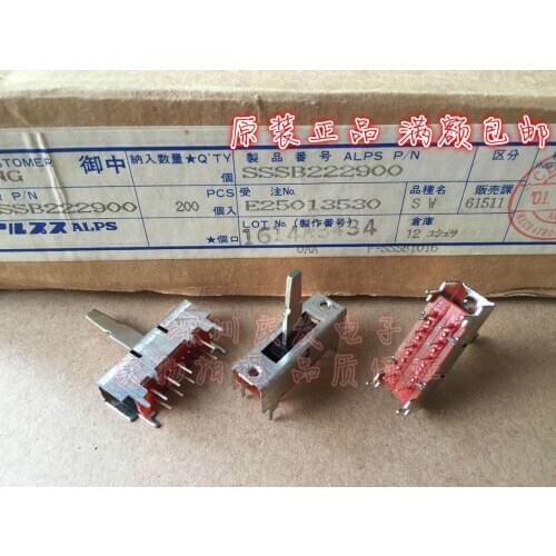 Original new 100% toggle switch SSSB222900 8pin 3 gear sliding switch 29*9 handle height 20mm