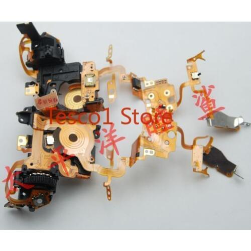 Original Disassemble For Canon 700D Top Shell Cable With Dial Wheel And Shutter Button Replacement Repair Part