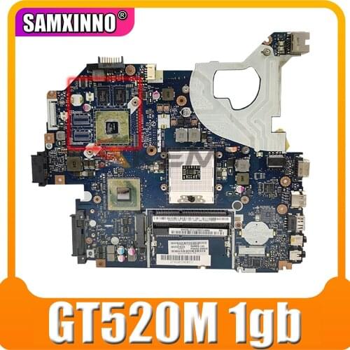 P5WE0 LA-6901P motherboard For Acer 5750 5750G 5755 laptop motherboard HM65 GT520M 1gb original Test motherboard