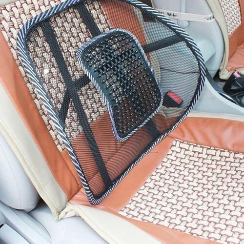 Car Seat Cushion Pad Breathable Mesh Office Chair Back Massager Lumber waist Support For Chairs in the Car Seat Home Office Nice