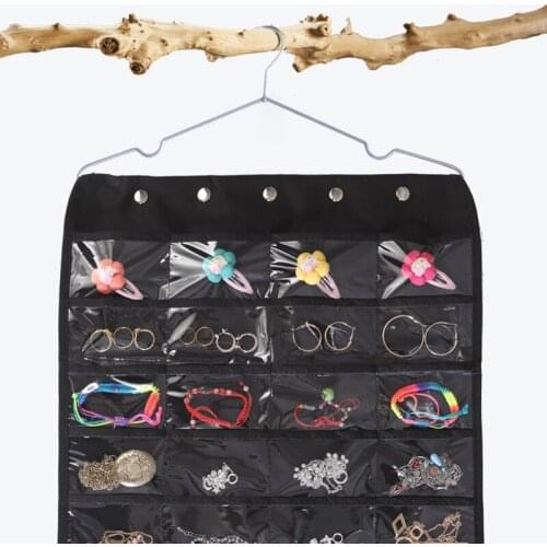 Storage Hanging Bag Behind The Door Wall Hanging Desktop Debris non-woven Jewelry Small Objects Storage And Sorting Hanging Bag