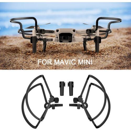 Foldable Propeller Guards with Landing Gear for DJI Mavic Mini Safe Landing and Flying Quick Release Propeller Drone Accessories