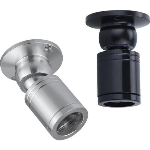 10pcs LED Spotlights Mini LED Ceiling Down Lights 1W AC85-265V Black/Silver Surface Mounted Light Bulbs For Jewelry Cabinet