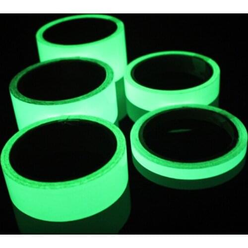 1Roll Luminous Tape Self Adhesive PVC Warning Tape Night Vision Glow In Dark Night Vision Emergency Wall Sticker Home Decoration