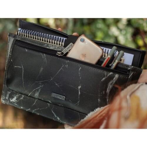 Busıness Marble Black Mid Laptop