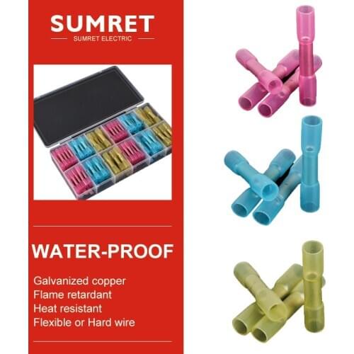 Quick splice terminal Heat Shrink Crimp Terminals Cold-pressed wiring connector water resistant waterproof Butt Splice Joint