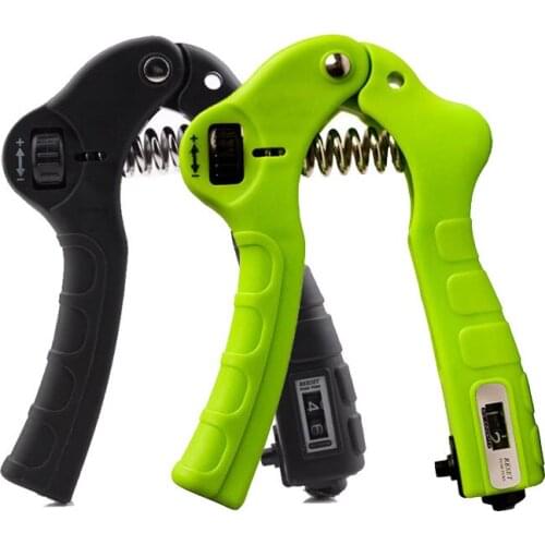 Hand grip Strengthener Counting Workout Wrist Rehabilitation Finger Forearm Exerciser Training Gripper Equipment Fitness Heavy