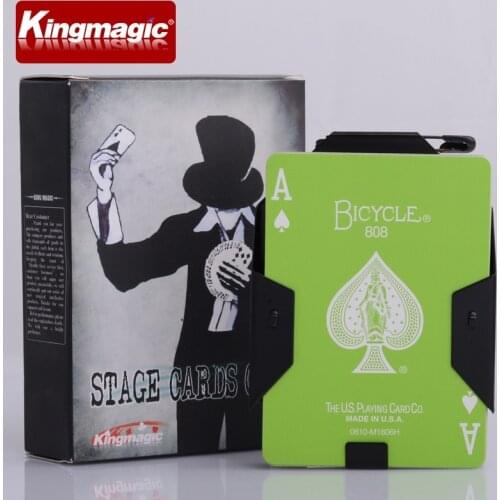 Kingmagic Stage Cards clip Stage Manipulation Card Device Playing Card Holder Magic Props Magic Toys Magic Tricks