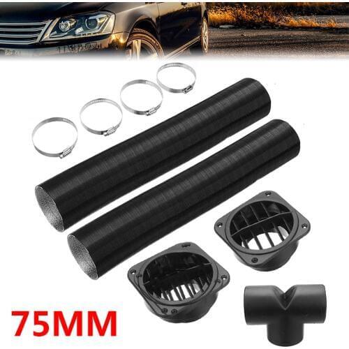 1 Set For Diesel Heater Replacement Air Intake Pipe Air Filter Silencer Vent Outlet Tube Parking Heater Accessories