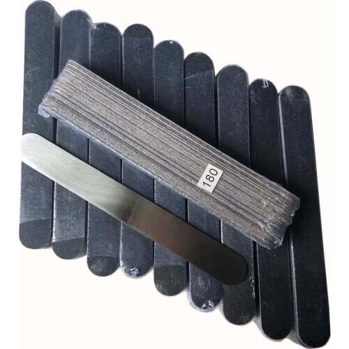 1 Pc Metal Base with 10 Packs(500 pcs) Removalble Pads Durable Nail File Replacement Sandpaper pads mini sandpaper