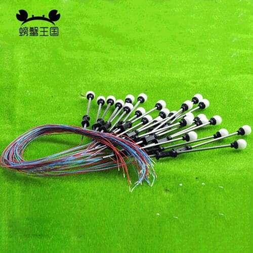 10pcs Model Garden Lamp Durable 3V Lamppost HO Scale 1:100 Single Head Model Lights with Wires and Bulbs for Landscape
