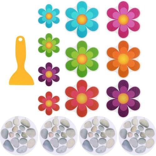 14pcs Bathtub Bathroom Decals Anti-Skid Stickers Non-Slipping Stickers Bathroom Ptoduct