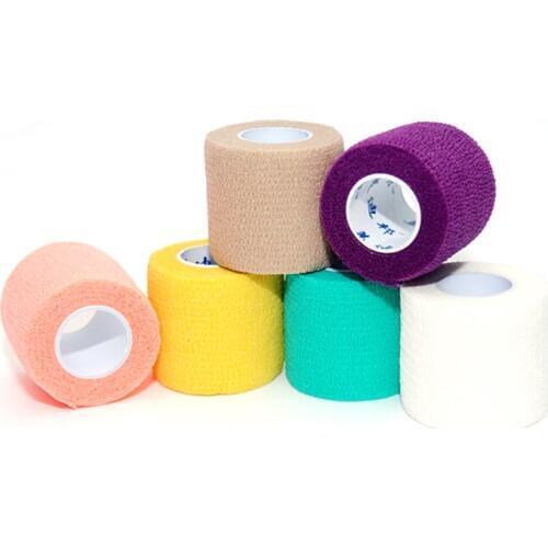 3pc Tattoo Accesories Grip Wrap Roll Elastic Bandage Handle Tube Disposable Nonwoven Self Adherent tattoo supplies