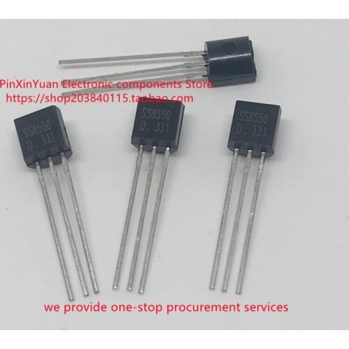 50PCS/LOT New original SS8550D SS8050D power transistor double s high current triode NPN TO92 In stock