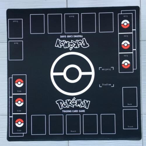 Takara Tomy PTCG Accessories Pokemon Playmat Card Table Game Duet Battle Arean Pink Green Black Blue Pad Toys for Children