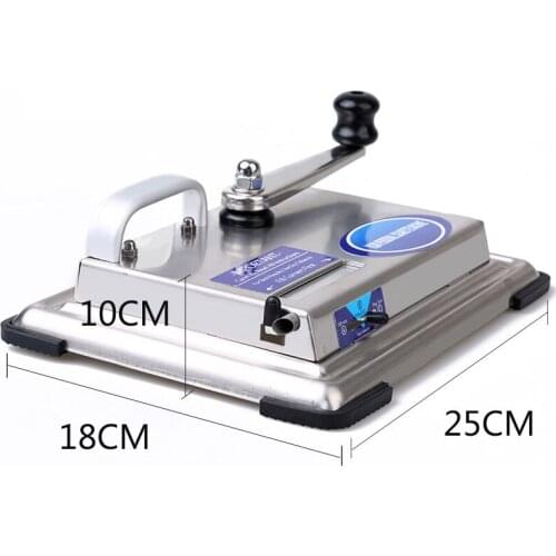 DIY Tools Stainless Steel Cigarette Maker Roller Cigarette Filling Machine Hand-cranked Tobacco Rolling Machine Manual Smoking