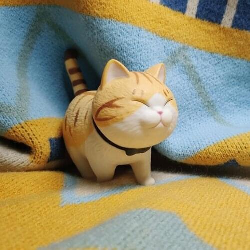 Kawaii Cat Ornaments Lovely Girl Ornament Student Personality Animal Home Decoration Accessories Desktop Model Birthday Gifts