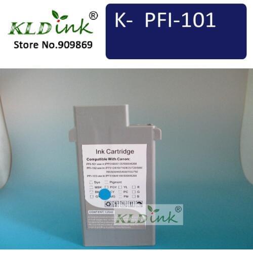 KLDINK - PFI-101C Cyan Compatible Ink Cartridge ( 0884B001 Ink)
